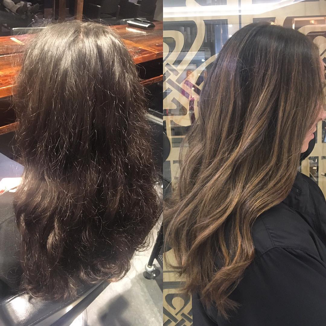 caramel highlights